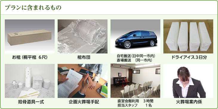 プランに含まれるもの