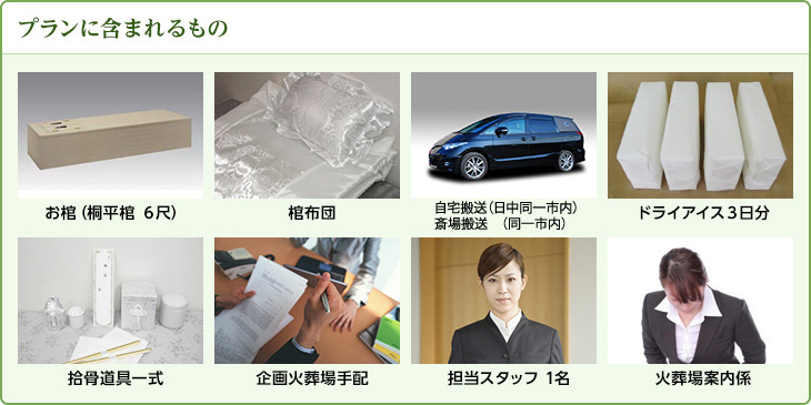 プランに含まれるもの