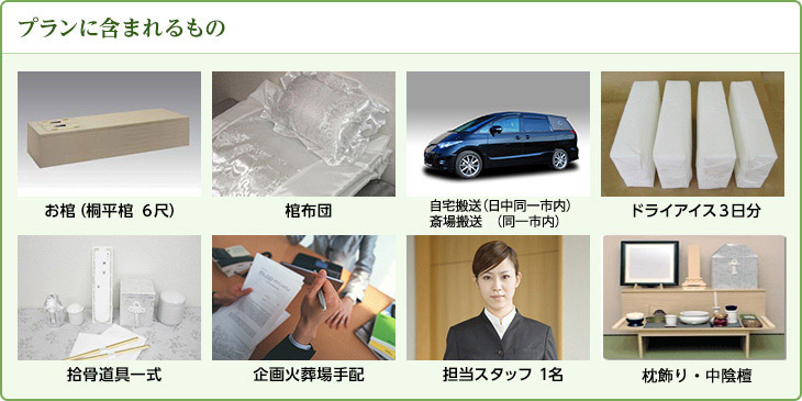 プランに含まれるもの